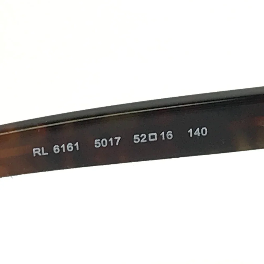 Ralph Lauren Eyeglasses Frames RL 6161 5017 Tortoise Round Full Rim 52-16-140